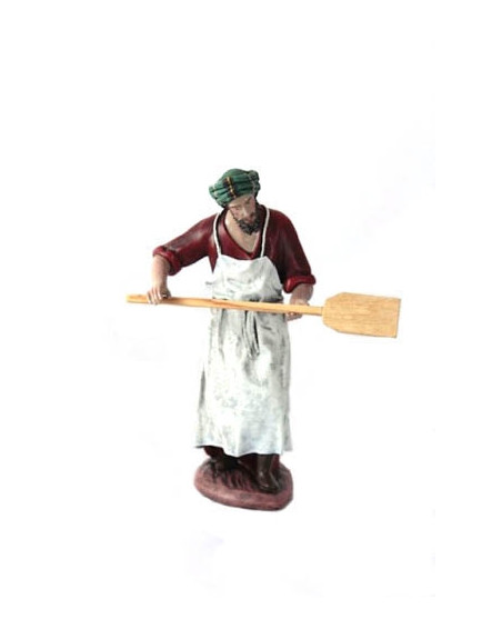 Panadero con pala de pan, barro lienzado. 1228-12