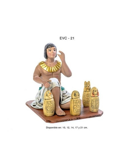Egipcio vendiendo cerámica. EVC2110