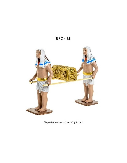 Grupo dos Egipcios con cofre. ECP128