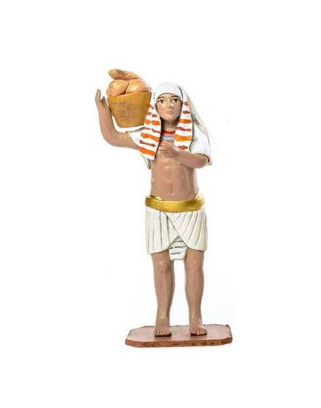 Egipcio con cesto de pan. EGT58
