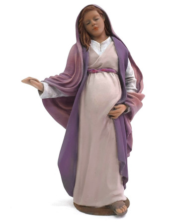 Virgen embarazada.17cm.M.Ribes.050314