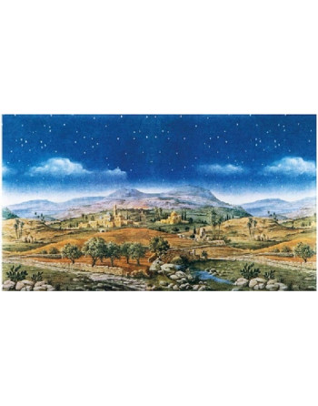 Fondo papel paisaje hebreo.70x125cm.C11068