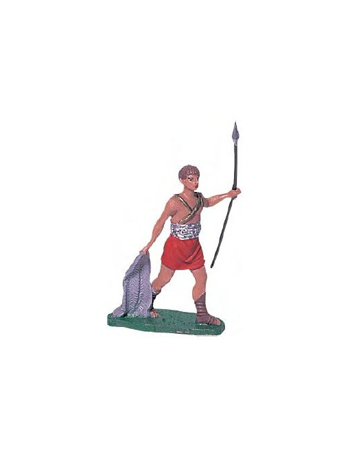Gladiador con red plástico 7 cm. 07138.