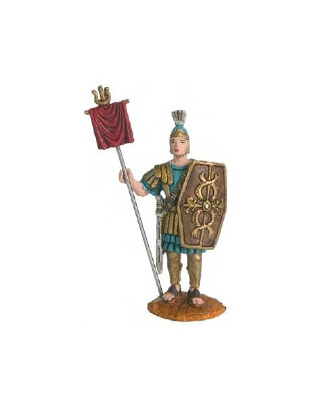 Romano con estandarte. 8cm. 08054-1