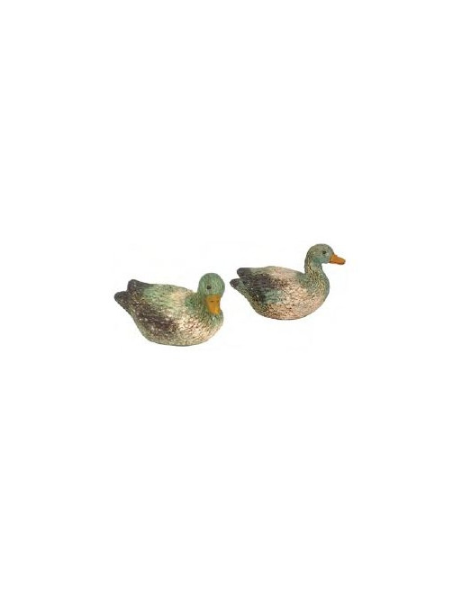 Patos nadando de marmolina para 10 y 12 cm.