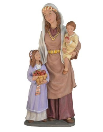 Pastora con niño y niña. 24078