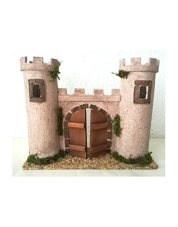 Castillo puerta madera. 1050-10