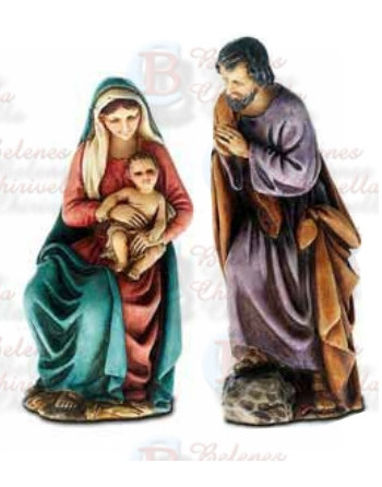 Virgen con Niño y San José....