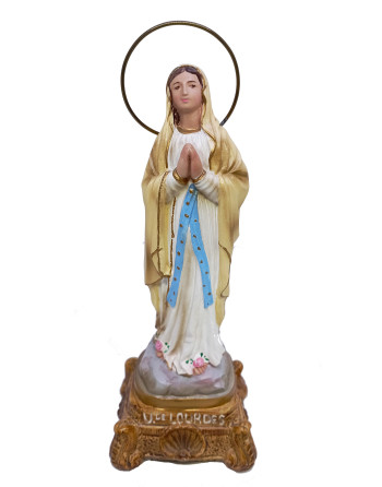Virgen de Lourdes 20cm.